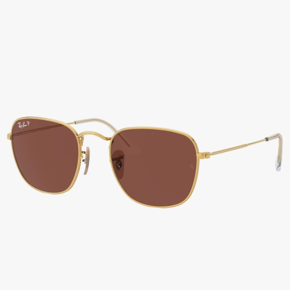 Ray-Ban Gold Frank Square Sunglasses